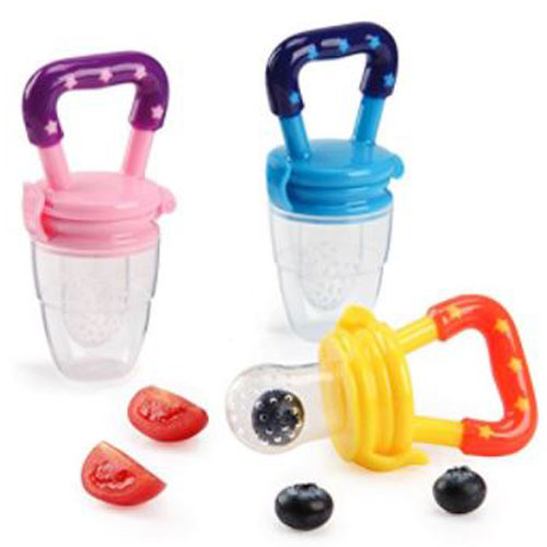 3 PCS Baby Food Feeder Silicone-Nibbler-Toddlers-Teething
