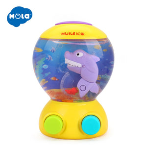 HOLA 3110 Baby Bath Toys Water Toys Shark Fish Hunt Toy Kids Bathroom Game Play Set Early Educational Toys for Children