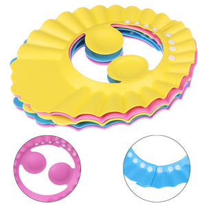 Shampoo Cap Durable Baby Bath Visor Hat Adjustable Baby Shower Protect Eye Water-proof Hair Wash Shield For Infant