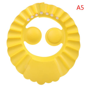 Shampoo Cap Durable Baby Bath Visor Hat Adjustable Baby Shower Protect Eye Water-proof Hair Wash Shield For Infant