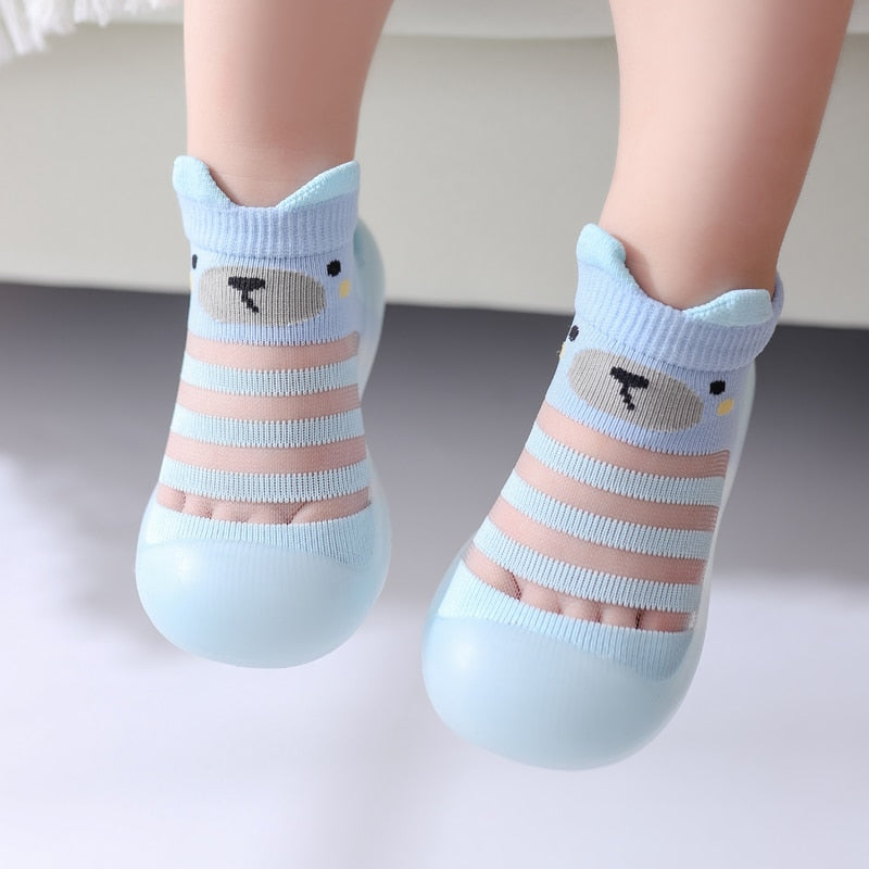 baby sock shoes summer cute animal style baby home non-slip floor socks soft rubber bottom baby toddler shoes