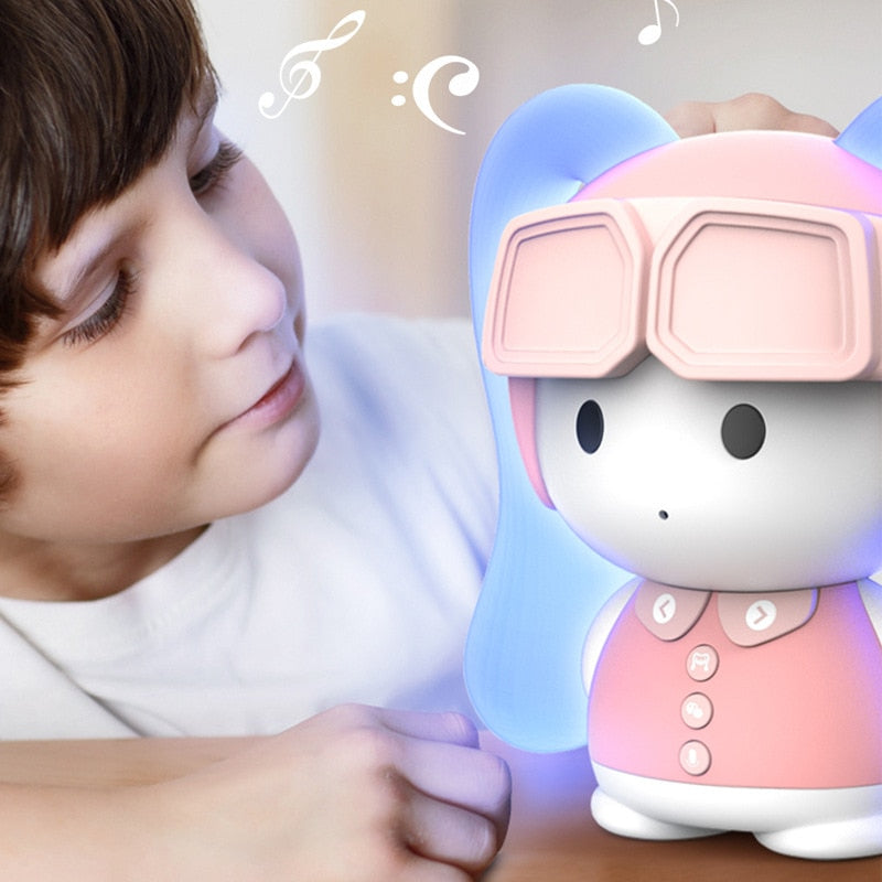 Intelligent Dialogue Robot early education Machine Bluetooth Sound storytelling Grade 1-6 Textbook Parent-child interaction Gift