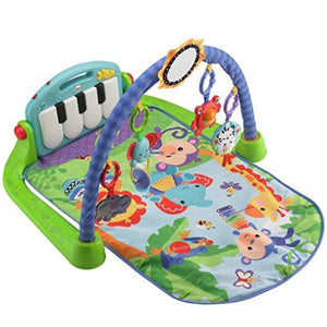 Fisher-Price Kick & Play Piano Gym, Blue/Green