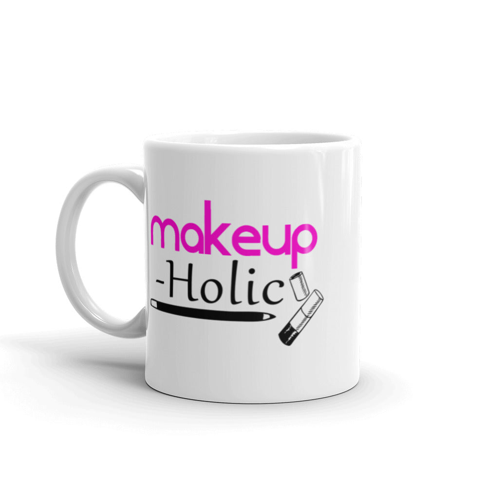 Makeup -O-Holic Beauty Girl Women Lady Beautiful Gift Coffee Mugs